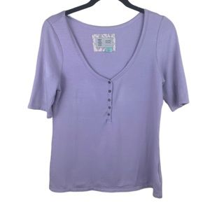 Anthropologie Saturday Sunday v neck button henley